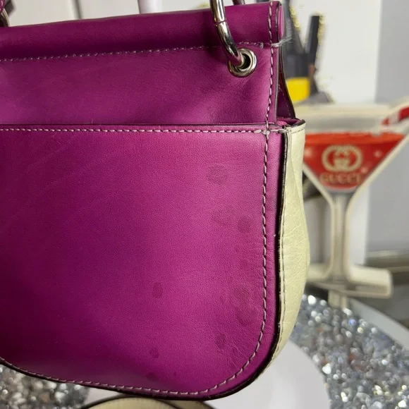 Coach 2012 Legacy Mini Willis colorblock leather crossbody bag EUC - Picture 6 of 17